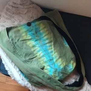 Tie dye hobo bag